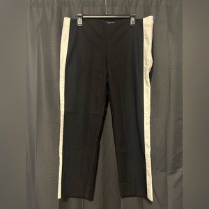 White House Black Market Black Tapered Ankle Pants Sz 14